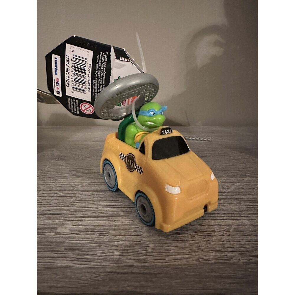 Teenage Mutant Ninja Turtles Rad Rip Racers Pull Back Car NEW Complete Set of 4 - Picture 9 of 16